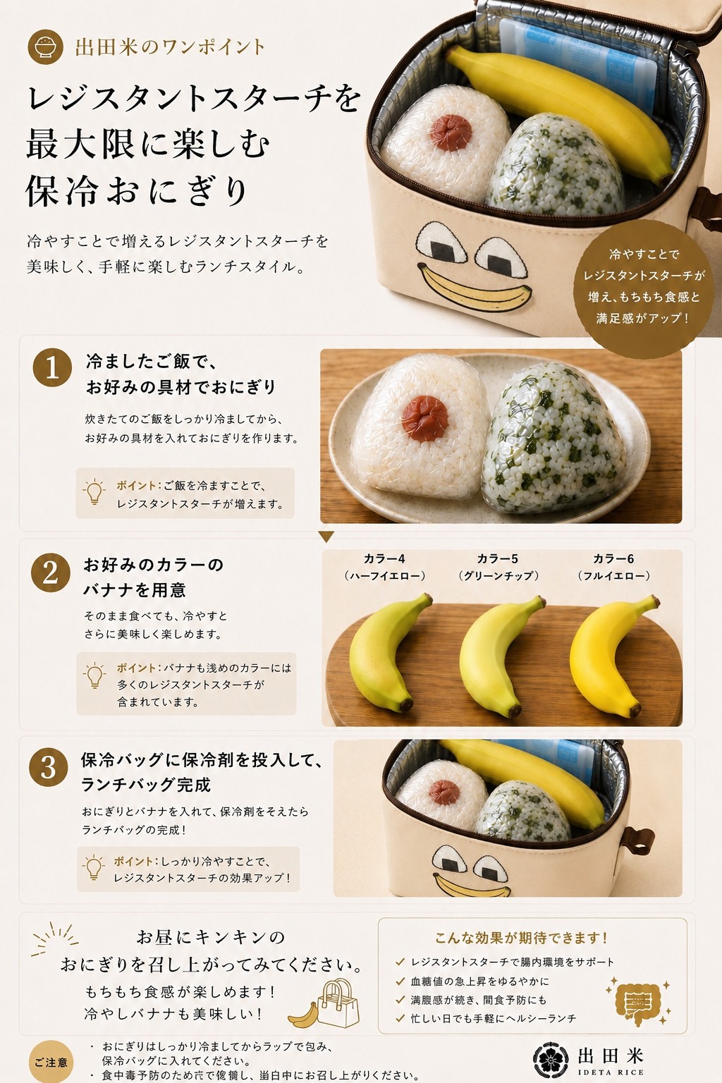 冷やしごはんとレジスタントスターチのイメージ